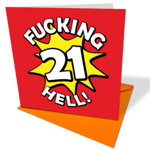21 Fucking Hell Card and Envelope