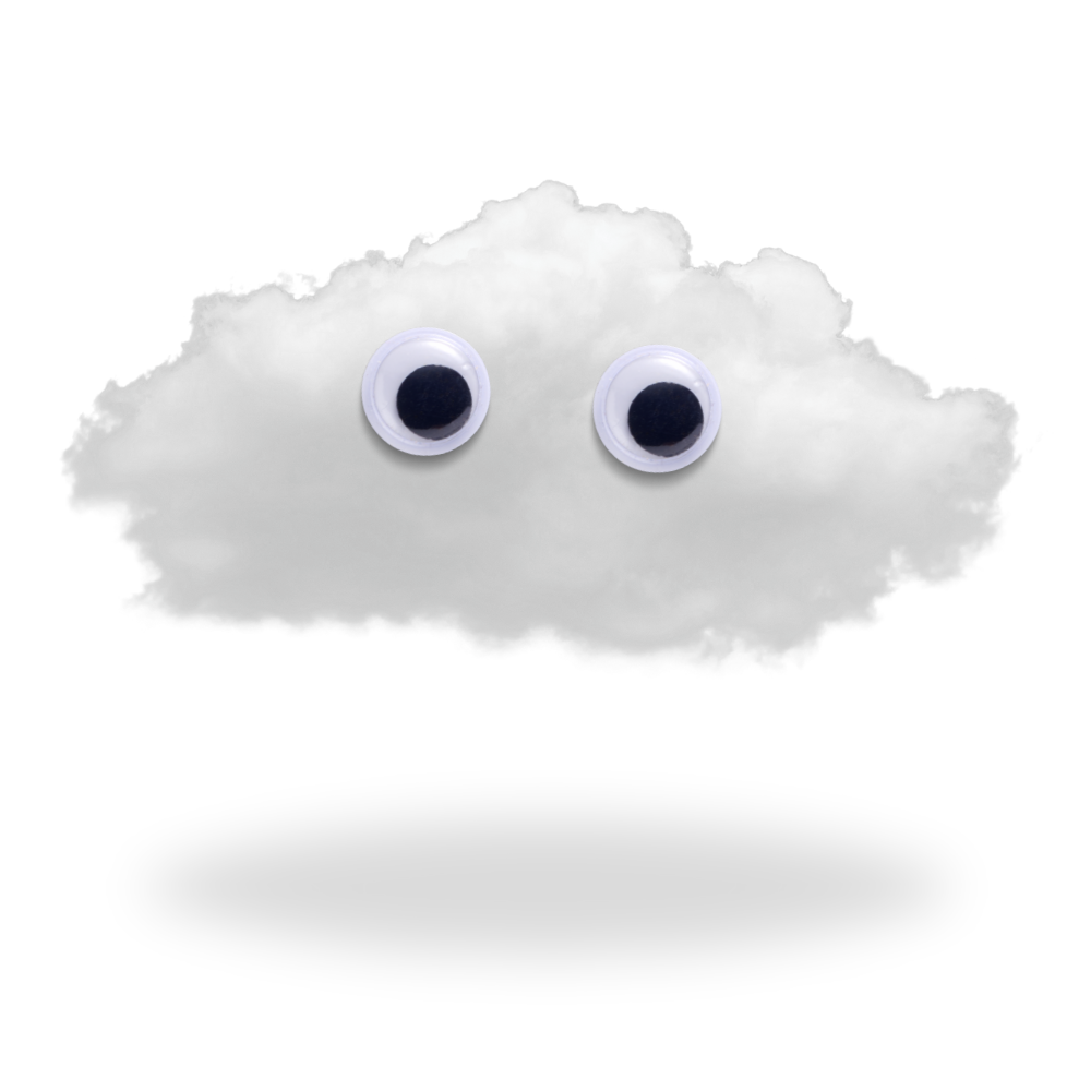 Pet Cloud With Googly Eyes Hilarious Joke Gift
