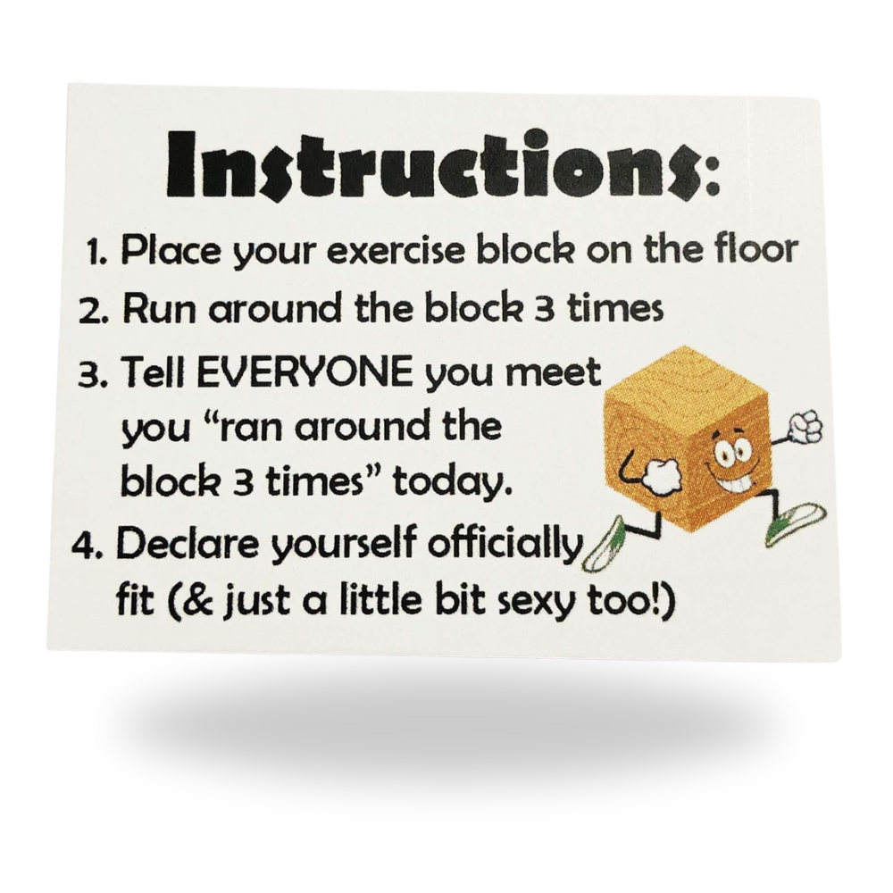 Instructions for Exercise Block