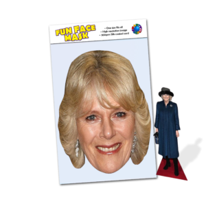 Queen Camilla Face Mask with cut out