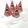 Party Hats with Elastic String and Tape for Secure Fit