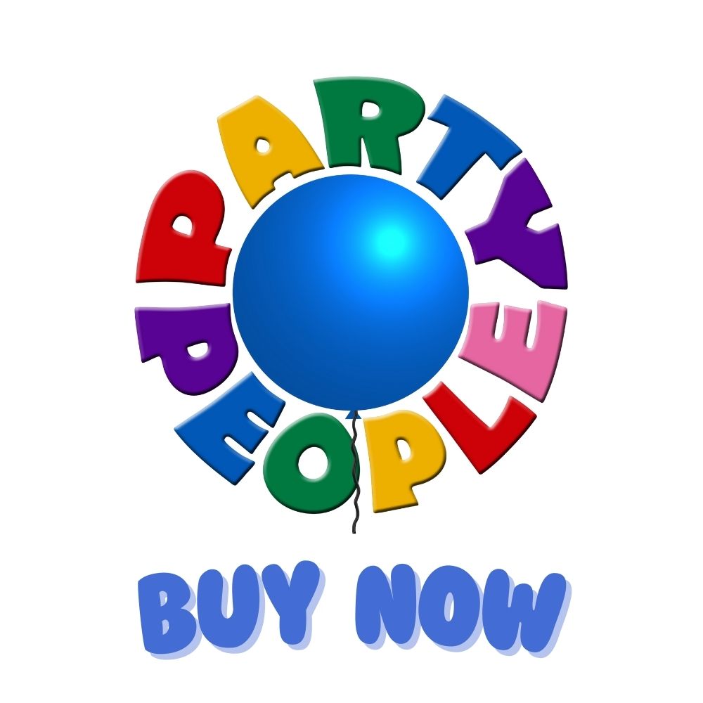 Party People logo with ‘Buy Now’ button for ordering personalised straws