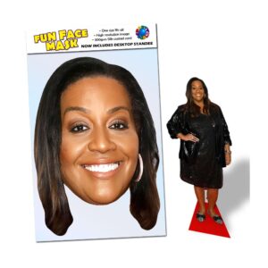 Realistic face mask of Alison Hammond with Standee