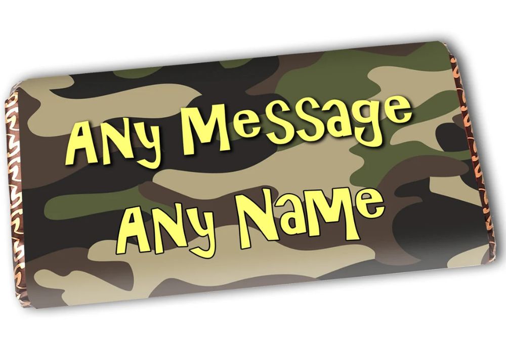 Custom chocolate bars with personalised wrappers for party favours.
