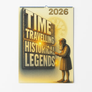 Time Travelling Historical Legends Calendar Cover