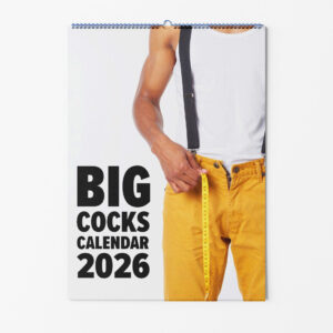 Big Cocks Calendar Front Cover