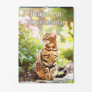 Bengal Cat Calendar Front Cover