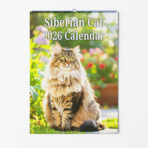 Siberian Cat Calendar Front Cover