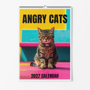 Angry Cats Calendar 2027