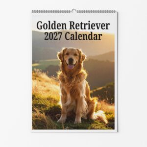 Golden Retriever Dog Calendar