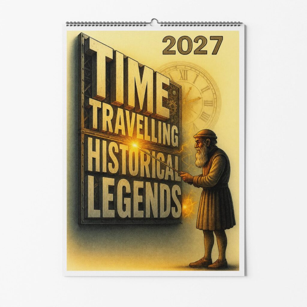 Time Travelling Historical Legends Calendar