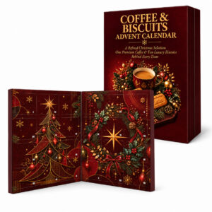 Coffee and Biscuits Advent Calendar Front Cover